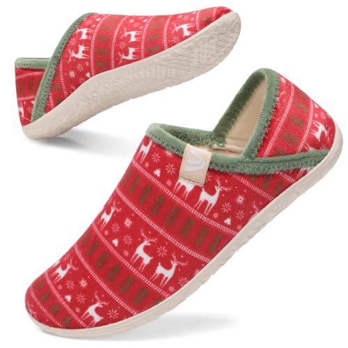 Image of Spesoul Fuzzy House Slippers for Women Men Indoor Closed Back Lightweight Cozy Faux Furry Lining Barefoot House Shoes Slipper Socks for Bedroom Home Office Yoga Outdoor Walking Shoes