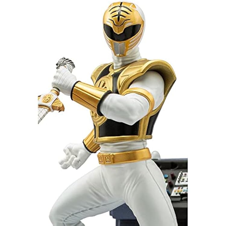 Iron Studios - Mighty Morphin Power Rangers - White Ranger BDS Art Scale 1/10