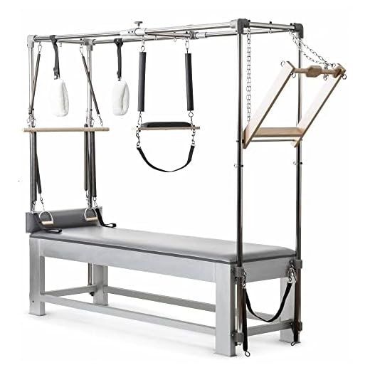 ELINA PILATES Cadillac Clásico de Aluminio (Gris)