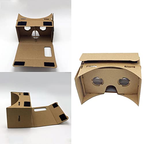 MERIGLARE Versão 1 DIY Cardboard para Google Virtual Reality 3D V1 Acessórios Confortável para Todos