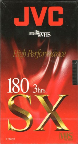 JVC E 180 SX Video Cassette - Confezione da 1