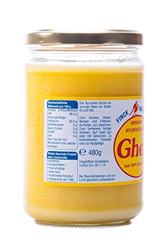Finck Naturkost - Bio Ayurveda Ghee, 480 g (1er Pack)