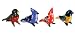 Looking Glass Miniature Collectible - Robin / Blue Jay / Cardinal / Oriole (4-Pack)