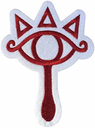 Legend of Zelda Sheikah Symbol Avatar Icon Embroidery Patch Sew On Appliqué