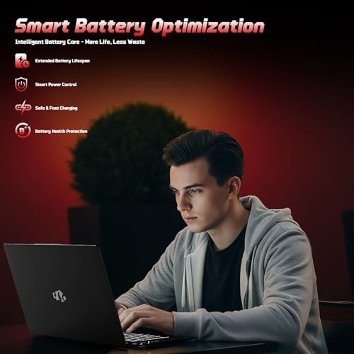 Image of NIMO 15.6 inch FHD Student Laptop, Intel N150 (4-Core) | 8GB RAM 256GB SSD, Backlit Keyboard, Fingerprint Unlock, 65W Type-C, 53Wh Battery, 2-Year Warranty for Home & School