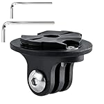 DIPZO Montura de Ciclocomputadora, Soporte Seguro ...: [Compatibilidad Universal]: Este soporte con una separación de agujeros de 22 mm conecta perfectamente cámaras deportivas, con una interfaz Garmin Edge estandarizada para un ajuste óptimo. [Función de Conversión Rápida]: Compatible con Garmin. Convie...