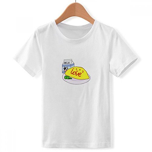 T-Shirt Garçon Petit Déjeuner Blanc pour les Matins Remplis d'Énergie et de Style