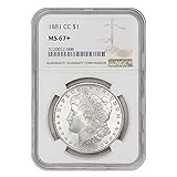 1881 CC American Silver Morgan Dollar MS-67+ by CoinFolio $1 MS67+ NGC