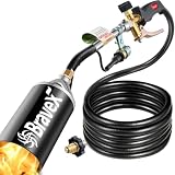 Propane Torch Weed Burner Torch, Propane Weed Torch with 10ft Hose