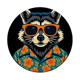 Zoom IMG-2 procione fresco in stile hawaiano Zoom IMG-2 procione fresco in stile hawaiano