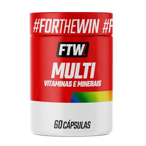 Multi Vitaminas e Minerais Pote 60 Cápsulas - FTW