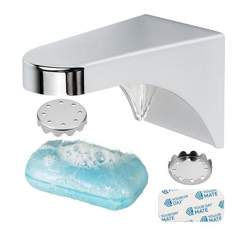 Portasapone magnetico, set di 1 con 2 piastre e 1 adesivi di ricambio, supporto magnetico stabile e robusto per saponette fino a 150 grammi, porta sapone da muro, porta saponetta bagno