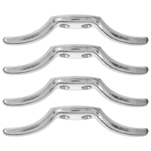 IMIKEYA 4 Piezas Abrazadera De Cuerda para Persianas Abrazadera De Cuerda De Cortina Cornamusa para Kayak Listón De Cuerda para Cortina Enrolladores De Cable Gancho Ventana Cortinas Metal