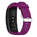 Bands for Samsung Gear Fit 2 Band/Gear Fit 2 Pro[2-Pack: Teal Green+Purple], Rukoy Replacement Straps Accessories for Samsung Gear Fit2 Pro SM-R365/ Gear Fit2 SM-R360 Smartwatch (5.9
