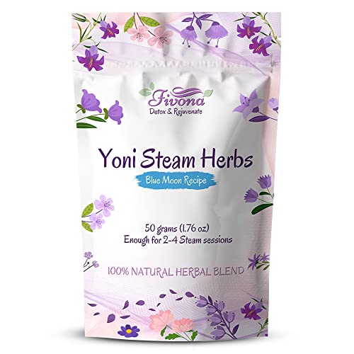 Fivona Yoni Steaming Herbs - for Feminine Use and Rituals - V-Detox Cleanse Wash Odor Control - 2 to 4 Sessions - Female PH Balance- 1.76 Ounces