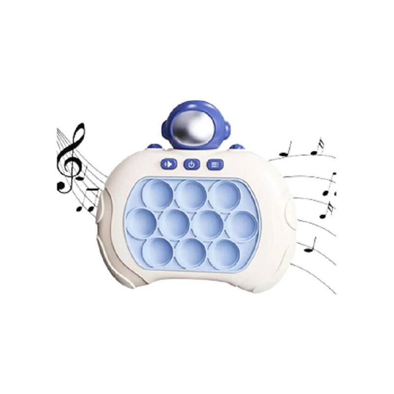 GUAO Pop It Electrónico - Popit Juguete Electronico Quick Push Bubble Pop Popet Eletronico Push Pop Sonido Juego Pop It Pro Máquina de Pop It Fidget Toy Sensory Handheld Niños Niñas Astronauta
