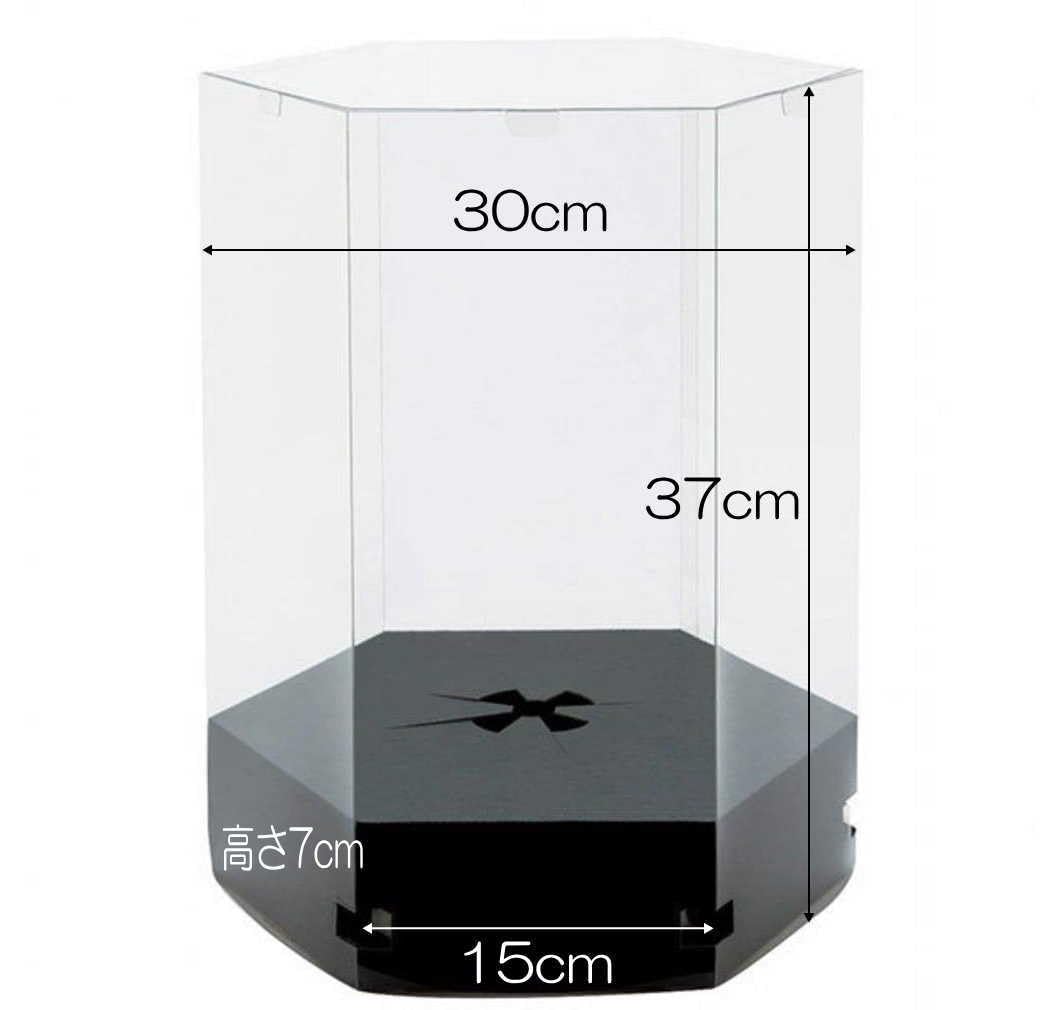 Amazon.co.jp: Lupine 六角形 クリアボックス 5個セット ブーケケース