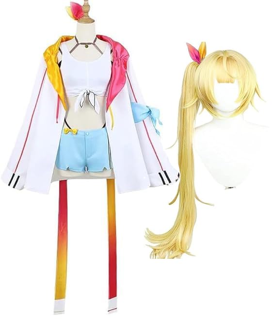 Amazon.co.jp: [楽コス] 星川サラ コスプレ 衣装 ウィッグ付き ほし
