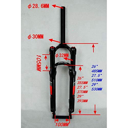Fourche de vélo finitions soignées suspension air choc - 5