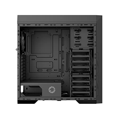 Gamemax Full Tower Chassis With Front Mesh Ventilation And Odd And Window Cases, Atx - High Airflow, 3 X Leds Blue Cooling Fans Included, Black (Master M905) #TOP4