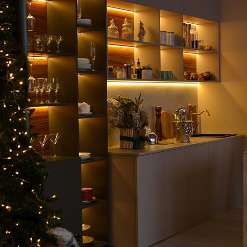 Canal bande LED aluminium argenté U diffuseur laiteux éclairage accentuation hôtel - 5