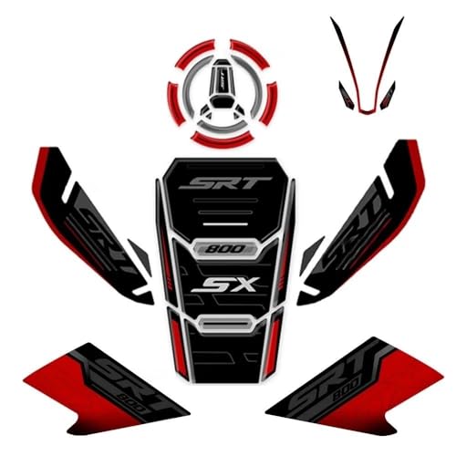 Protection réservoir moto kit autocollants haut de gamme pour SRT 800 SX 2024