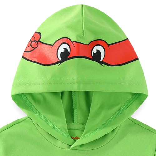 Image of Nickelodeon Teenage Mutant Ninja Turtles Boys Hooded Shirt and Short Set for Toddler and Big Kids