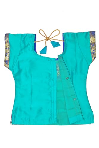 Chandrakala Lehanga Pattu Pavadai For Girls Kids South Indian Dress, (KL116-P)3