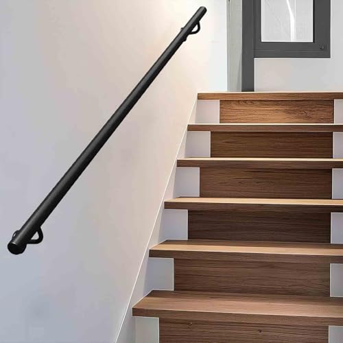Rampe d'escalier en métal de qualité supérieure et design industriel