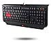 Bloody Gaming Keyboard, Double-Secured Water Resistant Keyboard, Silicon Keys (B120) Spanish Layout