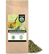 Alpi Nature Tisane Feuille de Murier Blanc 250g, Feuilles de Mûrier Séchées et Coupées, Thé en Vrac