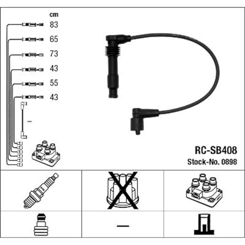 Cables de encendido NGK 0898 para un arranque suave y menor consumo 3
