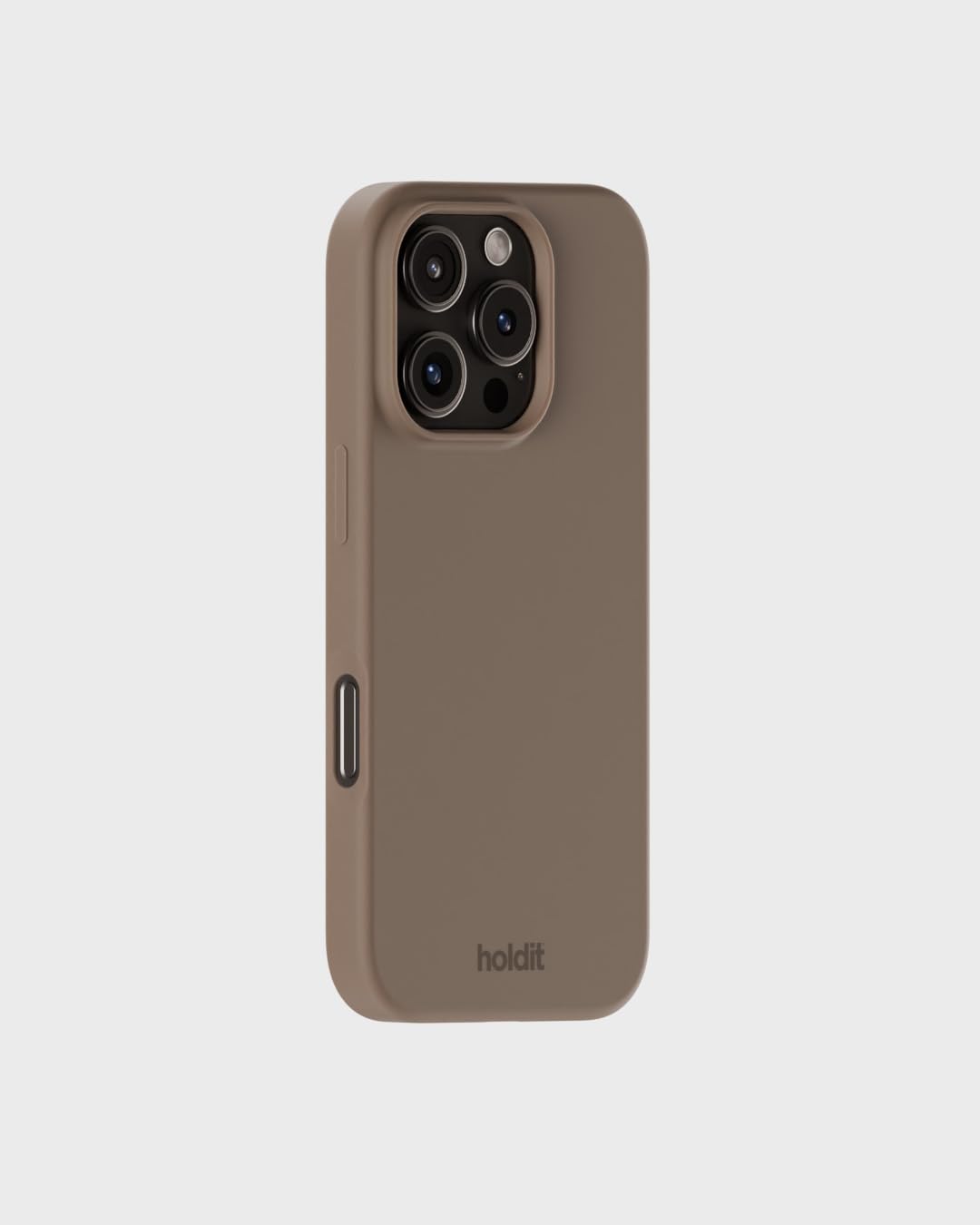 Amazon.co.jp: Holdit スマホケース (iPhone 16 pro/モカブラウン