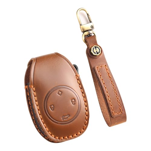 Étui de clé en cuir Leapmotor T03 C11 C01 protège votre télécommande contre les rayures et chocs