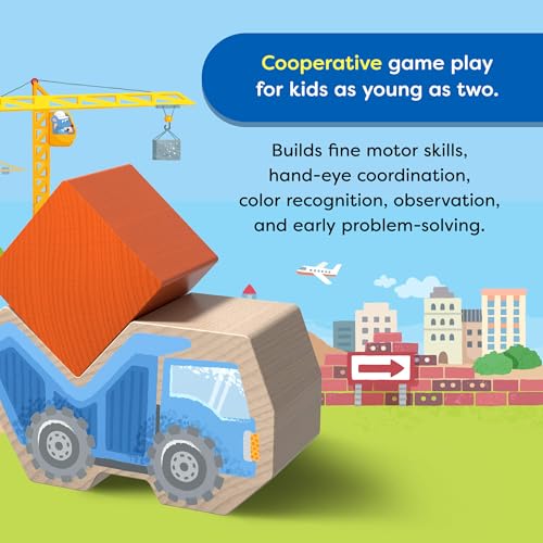 Image of HABA My Very First Games - Block by Block Toddler Construction Building Game for Ages 2+