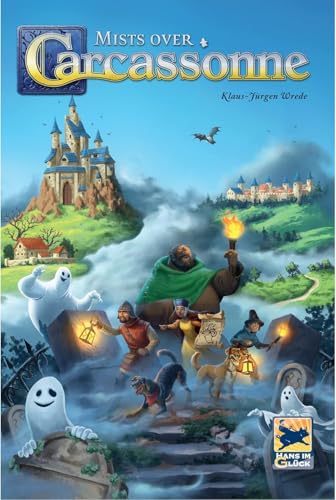 Image of Mists Over Carcassonne Board Game | Territory Building Strategy Game | Cooperative Family Game for Kids and Adults | Ages 8+ | 1-5 Players | Average Playtime 45 Minutes | Made by Z-Man Games