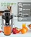 Juicer, 600W Juicer Machine with 3 Inch Wide Chute for Whole Fruits, High Yield Juice Extractor with 3 Speeds, Easy to Clean with Cleaning Brush, Compact Centrifugal Juicer Anti-drip