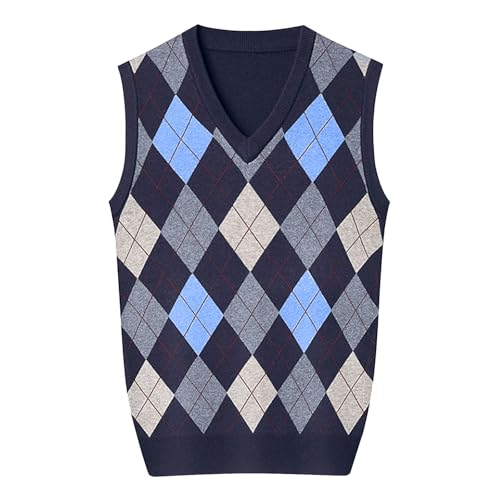 Pull tricoté gilet contrasté idéal pour les weekends
