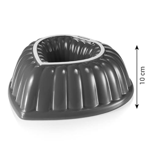 Tescoma - 622212, Delìcia, Tortiere, Stampo Ciambella a Forma di Cuore, Ceramica, Lavabile in Lavastoviglie, Rosso e Bianco - Immagine 5