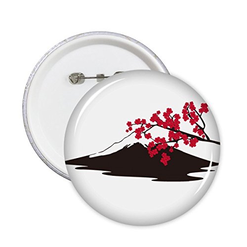 Badge bouton pour customiser un vêtement uni avec un motif Sakura japonais