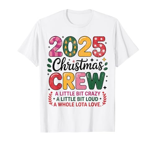 Feliz Navidad Familia Navidad 2025 Sombrero de Papá Noel Camiseta