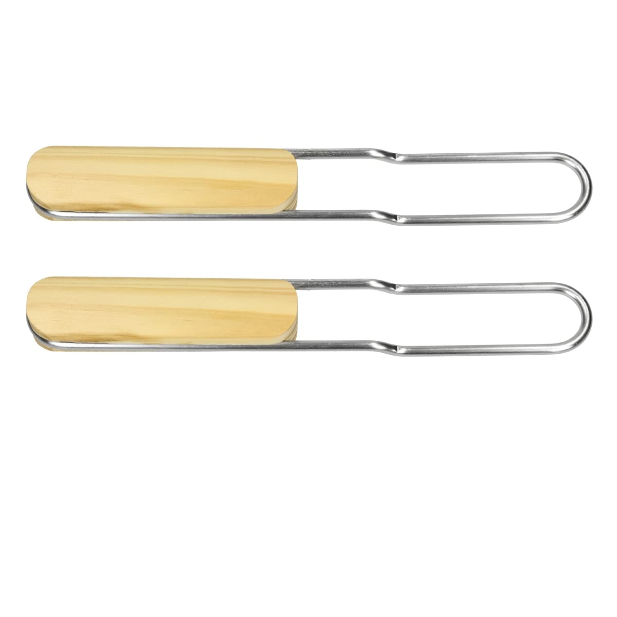 ECD Germany Griglia per Barbecue Acciaio Inossidabile 67 x 40 cm con Manici in Legno