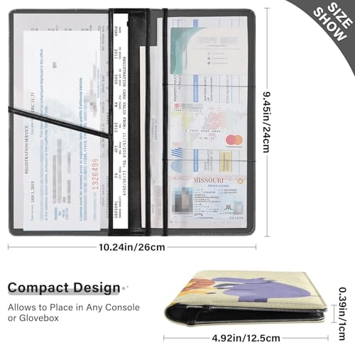 Organizador de documentos para auto slim miniatura 3
