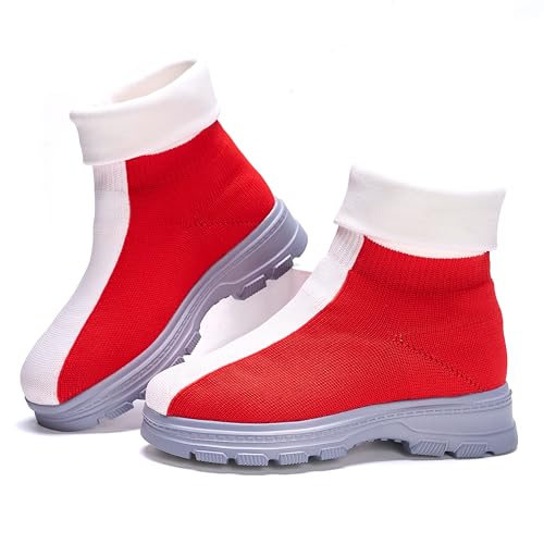 Red Shoes for Boys Girls Fashion Shoes Walking Running Shoes Costume Gift Shoes
