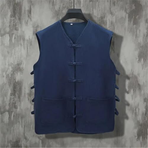 Camiseta sin mangas para playa y terraza de verano cuello en V con bolsillo 6