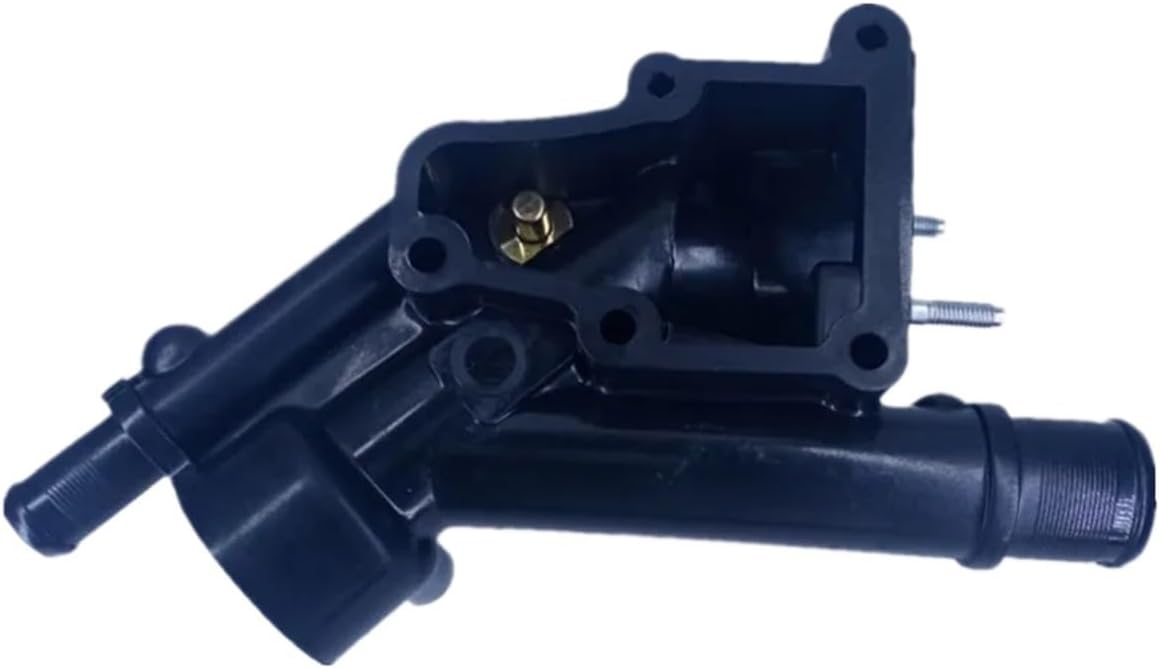 2.0 Outlet Chamber 1338AV 9687927980 Compatible with Peugeot 307CC 307SW 308 406 407 607 Compatible with Citroen C4 C5 Cooling Water Thermostat(Dark Grey)