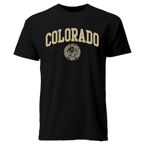 Barnesmith University of Colorado T-Shirt, Heritage, Black, X-Large