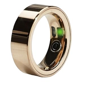 Smart Ring Health Tracker for Men and Women,Sleep Tracker,Fitness Tracker Ring,Heart Rate Blood Oxygen Blood Pressure Monitoring Ring,Waterproof (Rose Gold, 10)