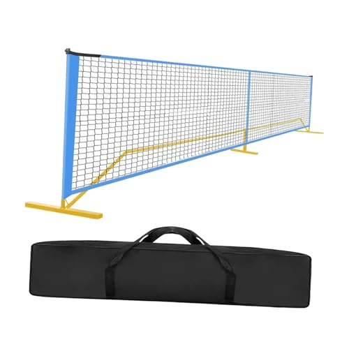 Yiju Portable Pickleball Net Easy Installation High Strength with Tote Bag Practice Net for Backyard Tournament Driveway Outdoor
