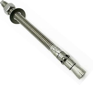 MIGHTY FASTENERS Premium 316 Stainless Steel Wedge Anchor, 3/8"-16 X 5 – Heavy Duty Corrosion Resistant Fastener for Concrete and Masonry Applications 5 Pack